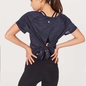 Back in Action Short Sleeve, Heathered Violet, 8